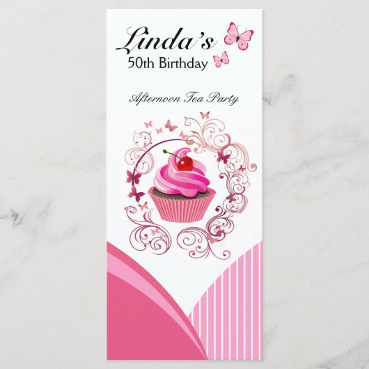 "Cupcake Heaven" - Menu de dessert de pâtisserie c (Devant)