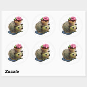 Cupcake Hedgehogs Stickers (Vel)