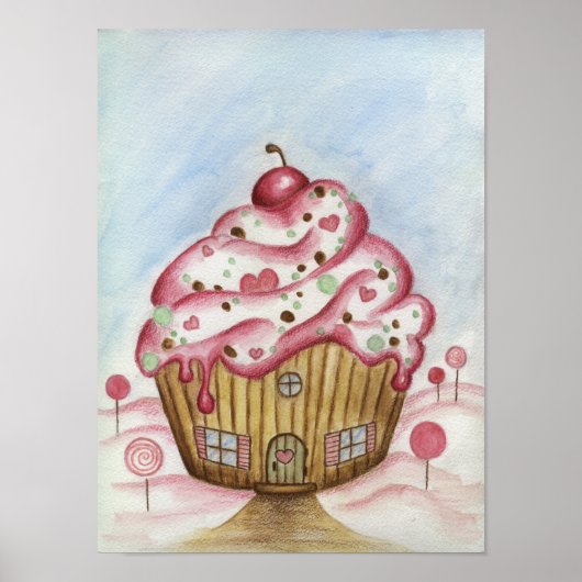 Cupcake House Poster (Voorkant)