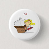 Cupcake Hugger Cutie Button (Voorkant)