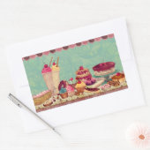 Cupcake & Ice Cream Traite Stickers (Enveloppe)