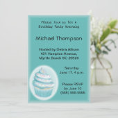 Cupcake Invitation d'anniversaire (Debout devant)