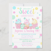 Cupcake Invitation d'anniversaire - Sweets Invitat (Devant)