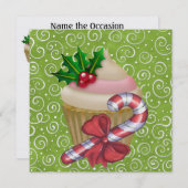 Cupcake - Invitation de la fête - SRF (Devant / Derrière)