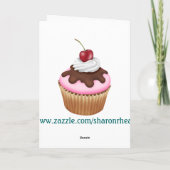 Cupcake Kaart (Achterkant)