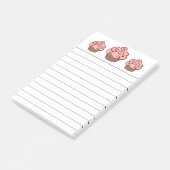 Cupcake Keuken boodschappenlijst Post Het Notities Post-it® Notes (Schuin)