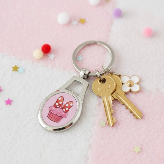 Cupcake Keychain