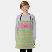 Cupcake Kids NOM tablier de cuisson aquarelle rétr (Porté)