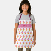 Cupcake Kids NOM tablier de cuisson aquarelle rétr (Insitu)