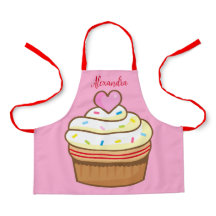 Cupcake Kids NOM tablier de cuisson rétro
