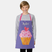 Cupcake Kinder BENAMING BROKEN Apron waterverf ret Schort (Gedragen)