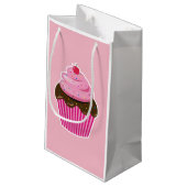 Cupcake Klein Cadeauzakje (Achterkant Gekanteld)