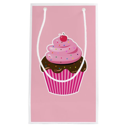 Cupcake Klein Cadeauzakje (Voorkant)