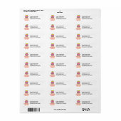 Cupcake Koningin Etiket (Full Sheet)