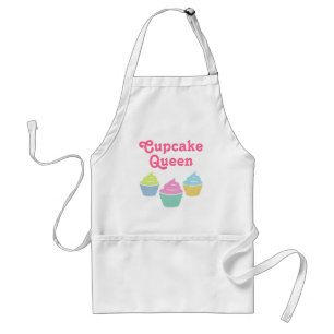 Cupcake koningin Leuke bakselschort voor vrouwen Standaard Schort