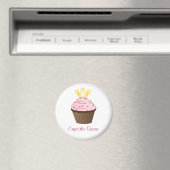 Cupcake koningin magneet (Insitu (Vaatwasser))