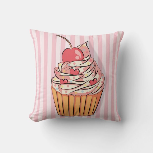 Cupcake Kussen (Voorkant)