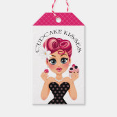 Cupcake Kusses Gift Label Cadeaulabel (Voorkant)