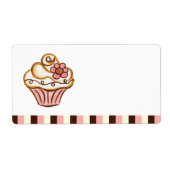 Cupcake-labels Etiket (Voorkant)