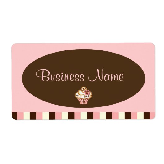 Cupcake-labels Etiket (Voorkant)