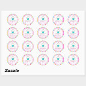 Cupcake Labels, Uit de keuken van... Ronde Sticker (Vel)