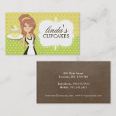 Cupcake Lady Visitekaartjes (Voorkant / Achterkant)