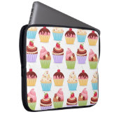 Cupcake Laptop Hoesje Laptop Sleeve (Voorkant Rechts)