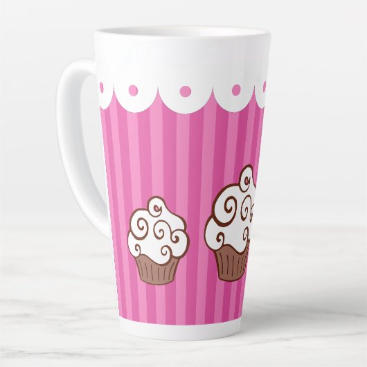 Cupcake Latte Mug (Angle gauche)