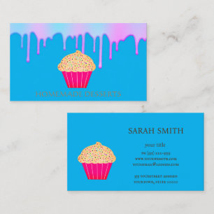Cupcake Logo Bakkerij Chef, schattig Visitekaartje
