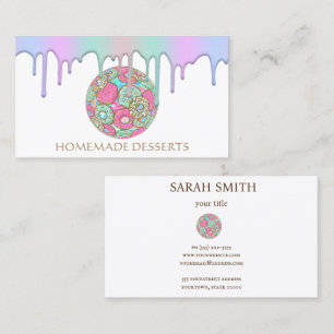 Cupcake Logo boulangerie Chef, Carte de visite mig