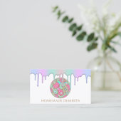 Cupcake Logo boulangerie Chef, Carte de visite mig (Debout devant)