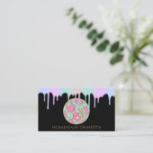 Cupcake Logo boulangerie Chef, Carte de visite mig (Debout devant)