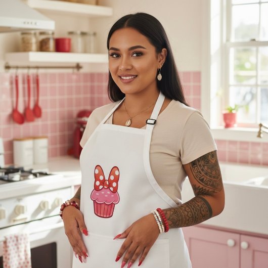 Cupcake Long Apron Lang Schort
