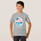 Cupcake Love aangepaste tekst shirten & jassen T-shirt (Voorkant volledig)