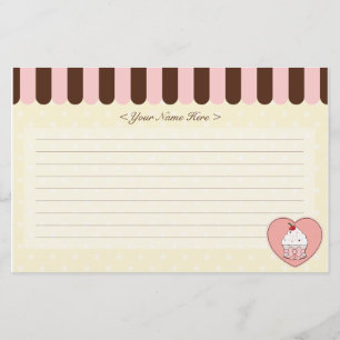 Cupcake Love Briefpapier
