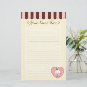 Cupcake Love Briefpapier (Staand voorkant)