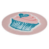 Cupcake Love Custom name-board Snijplank (Hoek)