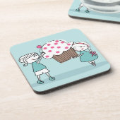 Cupcake Love Drankjes Onderzetter (Linkerzijde)