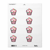 Cupcake Love Etiket (Full Sheet)