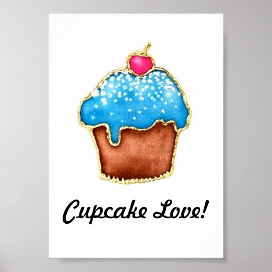 Cupcake Love Poster (Voorkant)
