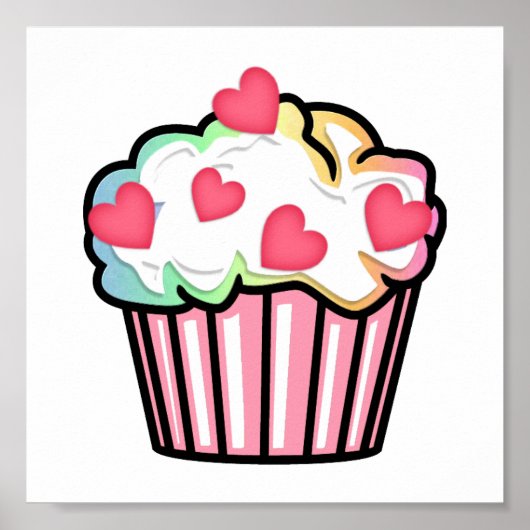 Cupcake Love Poster (Voorkant)