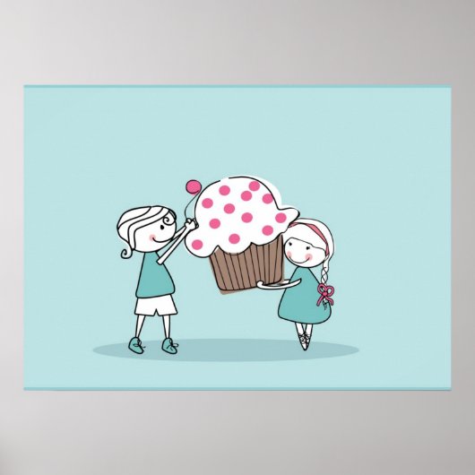 Cupcake Love Poster (Voorkant)