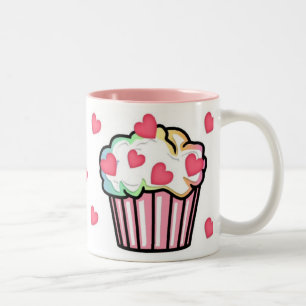 Cupcake Love Tweekleurige Koffiemok