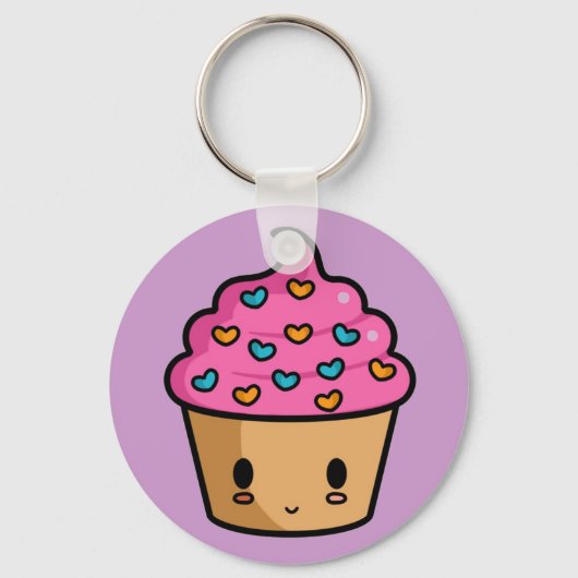 Cupcake Lover Sleutelhanger (Voorkant)
