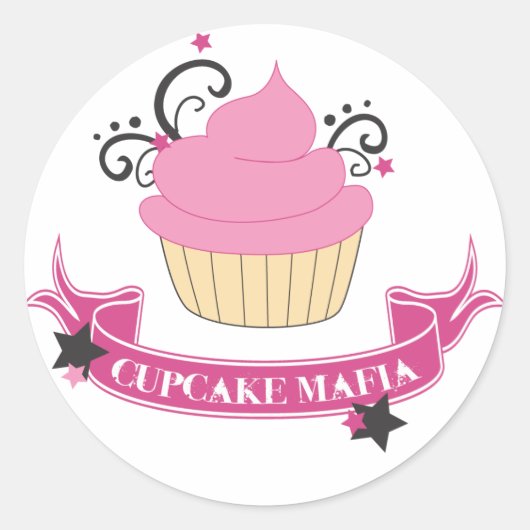 Cupcake maffia Sticker (Voorkant)