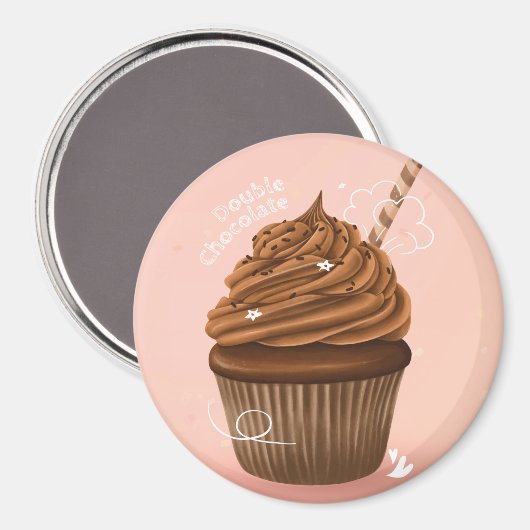 Cupcake Magneet (Voorkant / Achterkant)