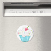 Cupcake Magnet Magneet (Insitu (Vaatwasser))