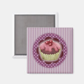 Cupcake Magnet Magneet (Voorkant / Achterkant)