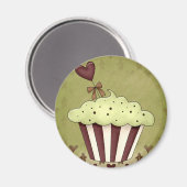 Cupcake Magnet Magneet (Voorkant / Achterkant)