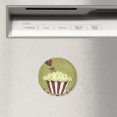 Cupcake Magnet Magneet (Insitu (Vaatwasser))